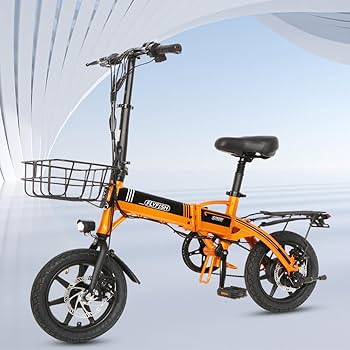 Amazon | 前かご 荷台付き 電動アシスト自転車 14インチ自転車